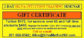SilvaIntuitionTraining